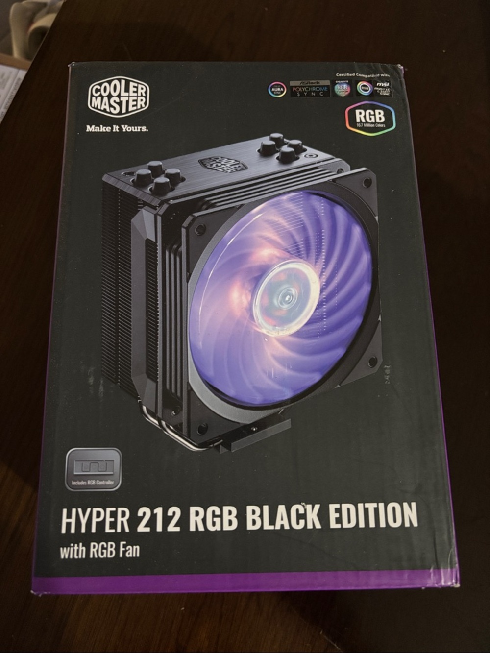 Hyper 212 RGB Black Edition CPU Cooler - Black